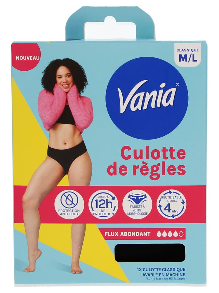 Vania Culotte de Règles Flux Abondant X 1 - Taille : M/L