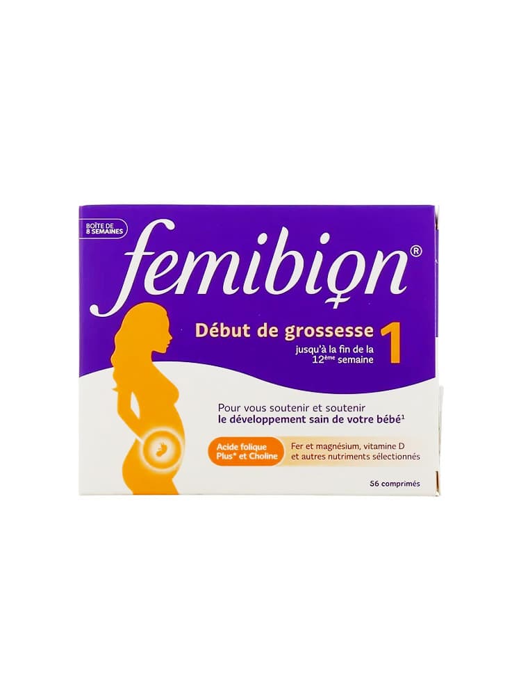 Femibion Début de Grossesse 1 Jusqu'à la 12ème Semaine 56 Comprimés